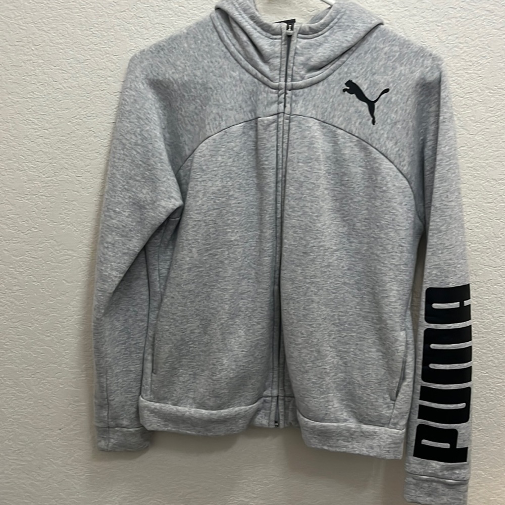 Puma women extra small gray jacket